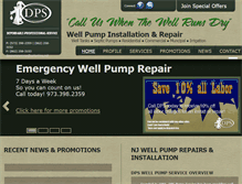 Tablet Screenshot of njwellpump.com